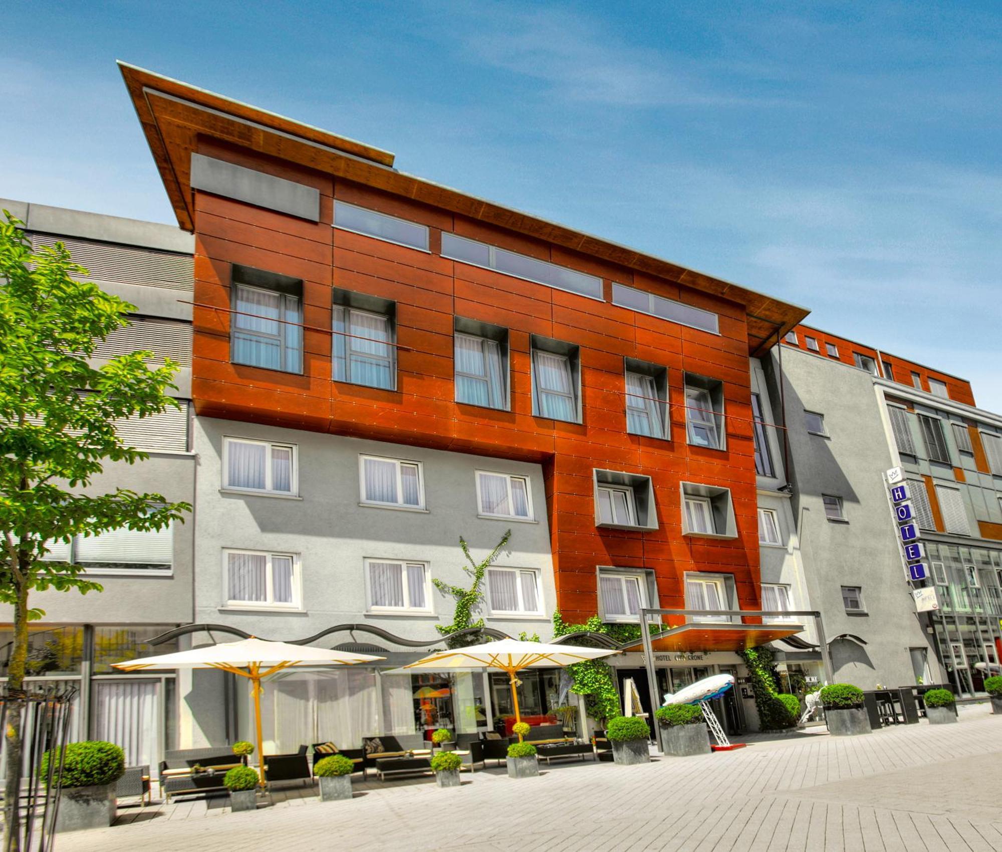 โฮเทล ซิตี้ โครเนอ Hotel ฟรีดริชส์ฮาเฟน ภายนอก รูปภาพ